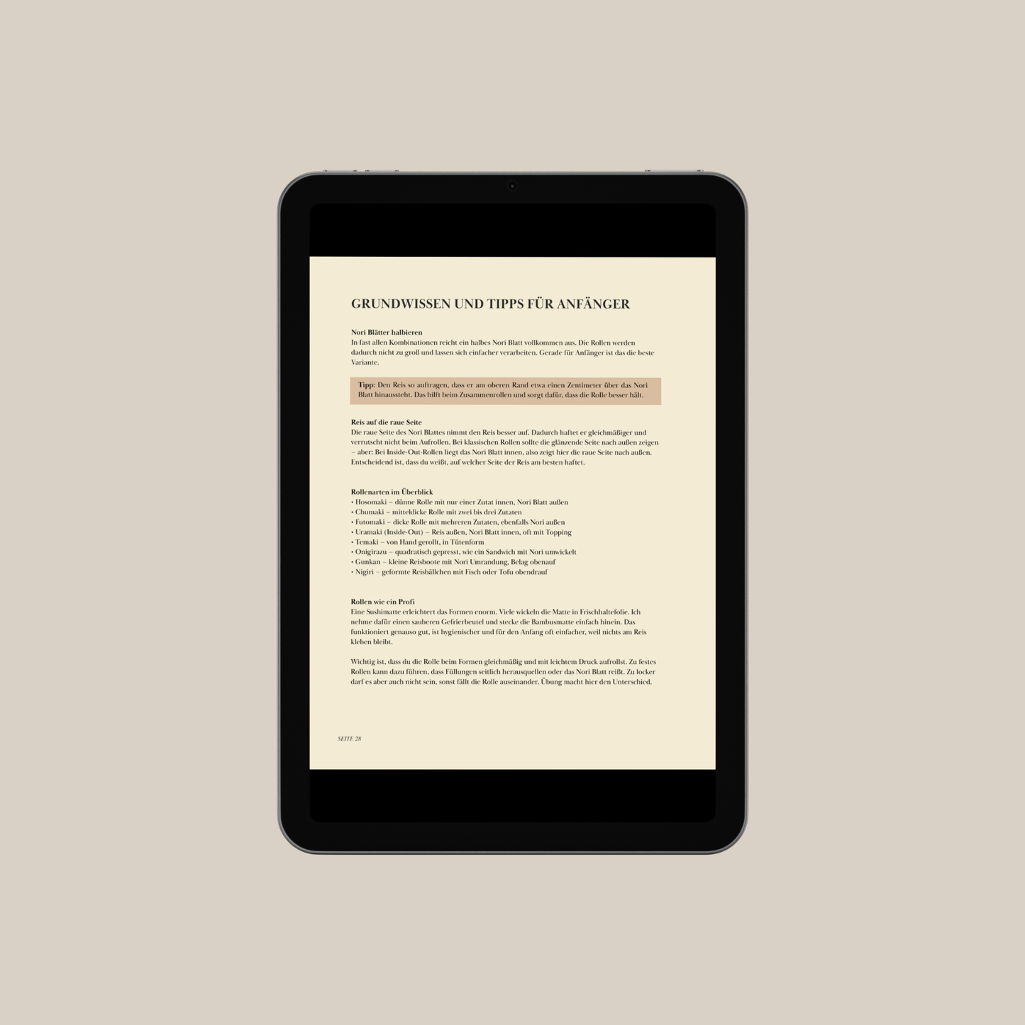 YUMMYZÖS - Sushi Kombis | E-Book